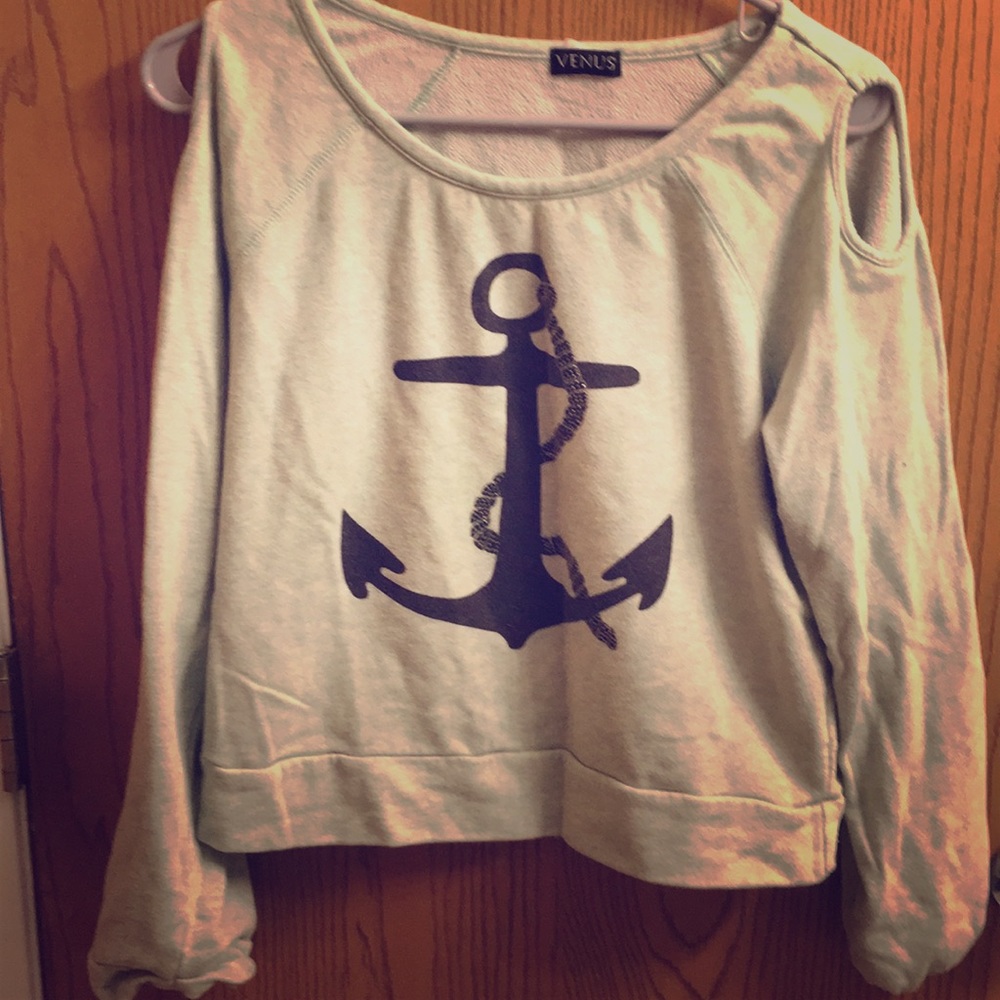 Light Green Anchor Top.